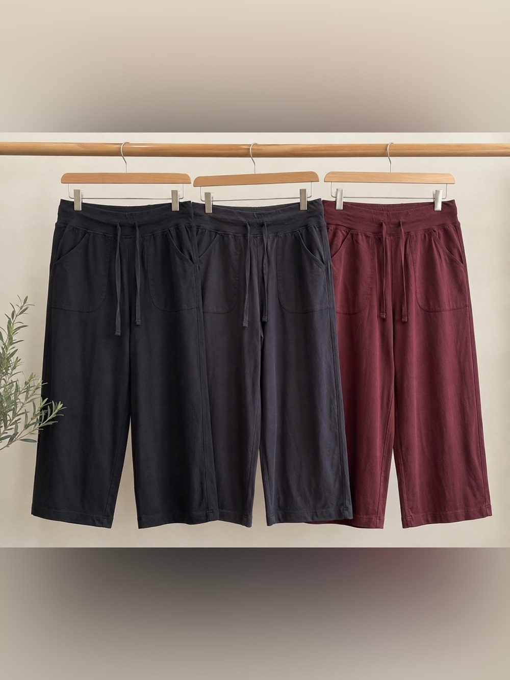 Woman’s 3 Pair Athletic Works Capri/Short Pants